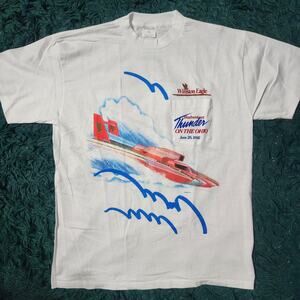 Vintage 1992 Winston Eagle Thunder on the Ohio Boat Racing Tee XL USA 23x30